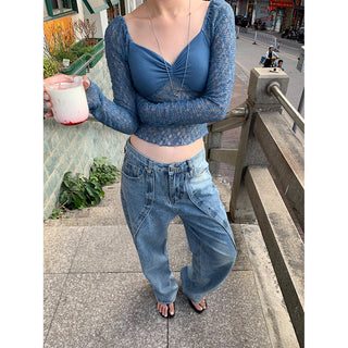 industrial stitch jeans