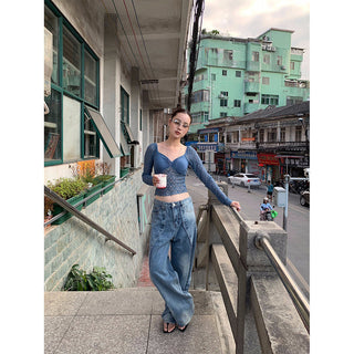industrial stitch jeans