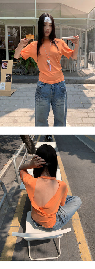 hollow shoulder Tops