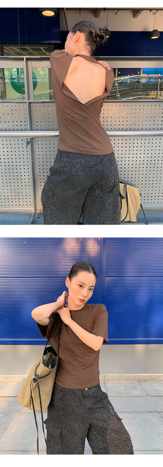 hollow shoulder Tops