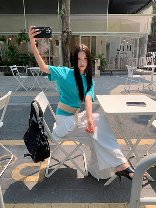 hollow shoulder Tops