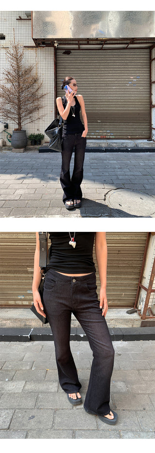 stitched skinny jeans