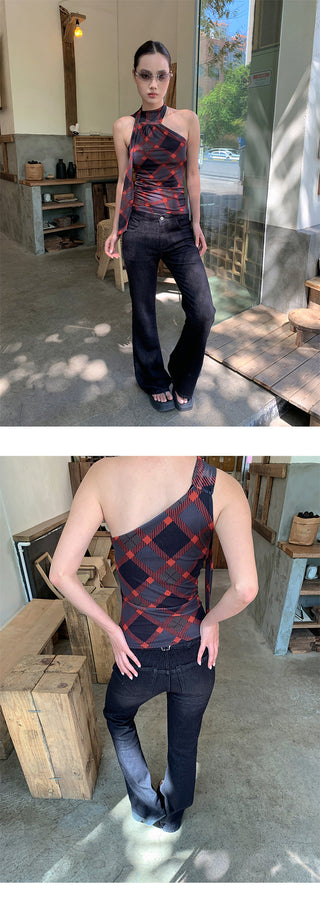 stitched skinny jeans