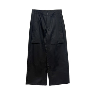 patch wide pants