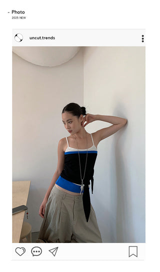 color tied top