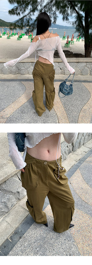 3D pocket pants