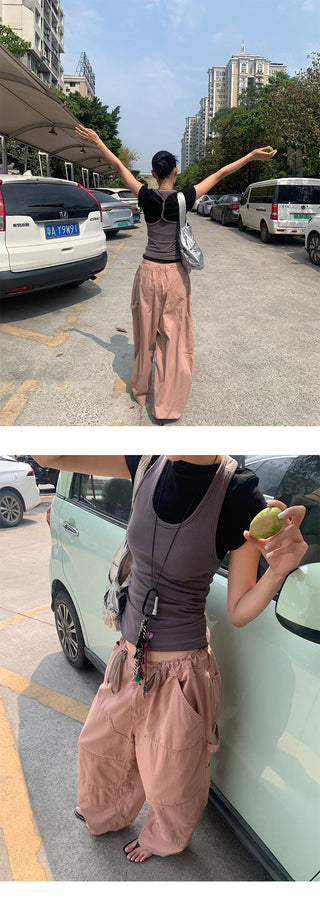 workwear drawstring pants