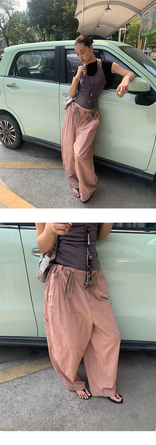workwear drawstring pants