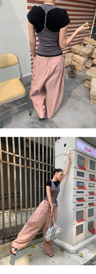 workwear drawstring pants