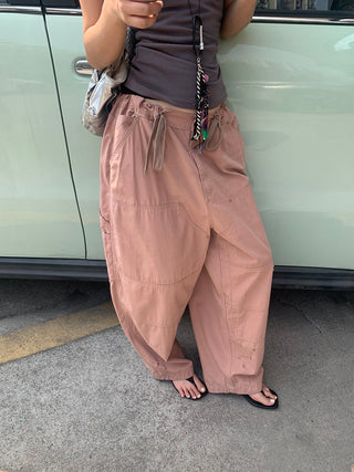 workwear drawstring pants