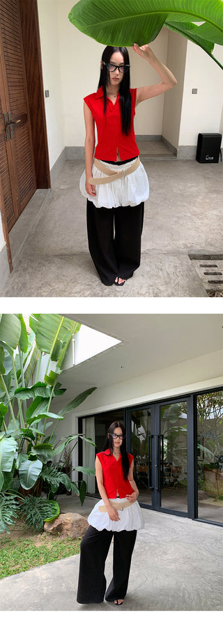 elegant wide suit