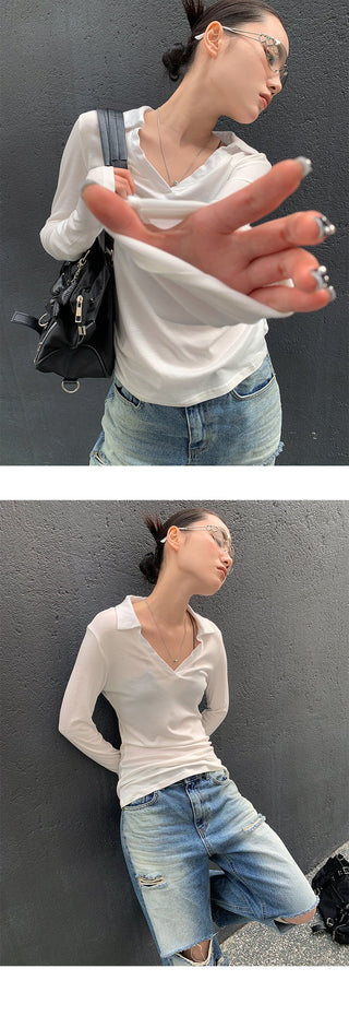 transparent long sleeve