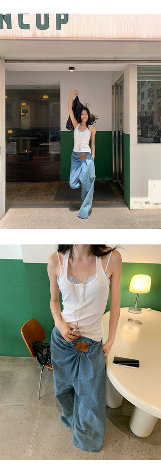 lazy wide jeans