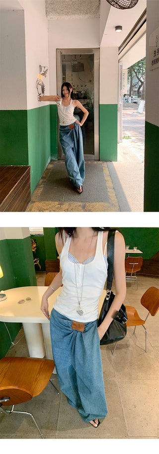 lazy wide jeans