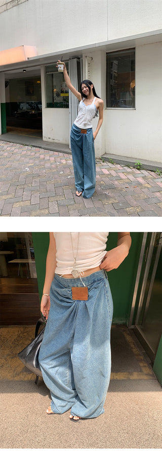 lazy wide jeans