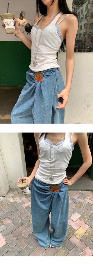 lazy wide jeans