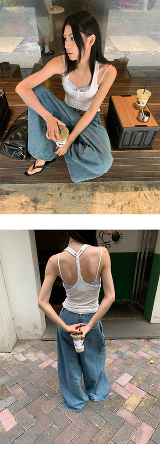 lazy wide jeans