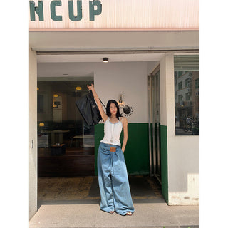 lazy wide jeans