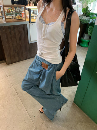 lazy wide jeans