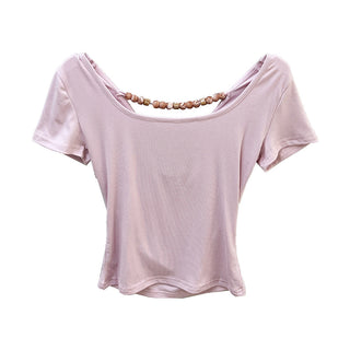 backless beaded Tops