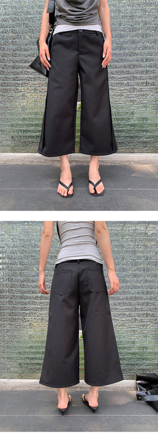 deconstructed suit pants