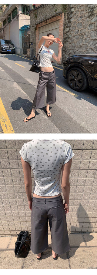 deconstructed suit pants