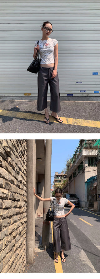 deconstructed suit pants