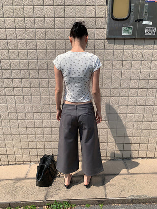 deconstructed suit pants