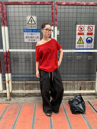 retro letter Tops