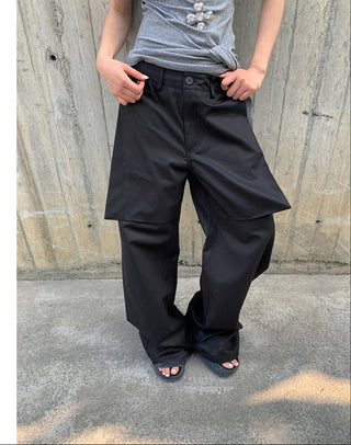 patch wide pants 01