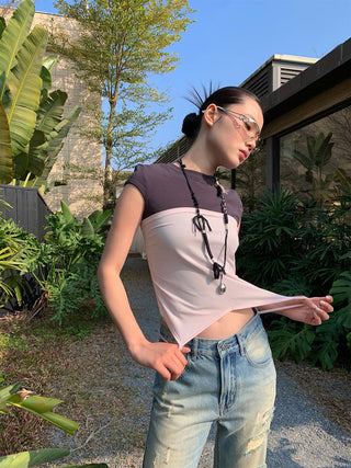 Y-back sexy top