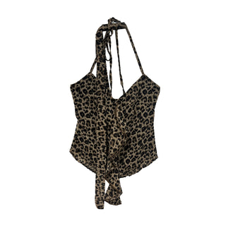 leopard scarf camisole