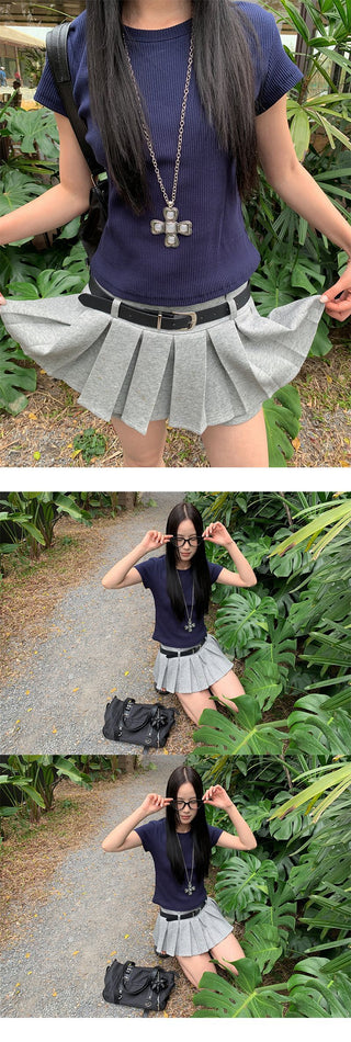 sunken stripe Tops
