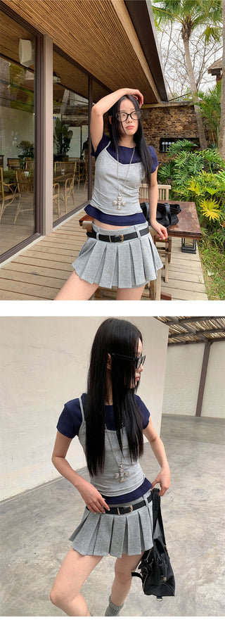 sunken stripe Tops