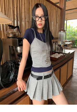 sunken stripe Tops