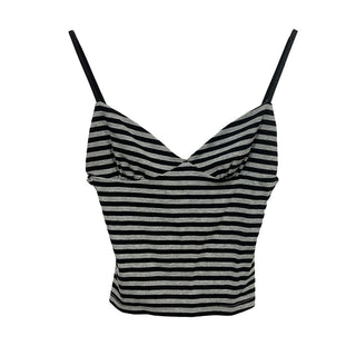 striped spaghetti Top