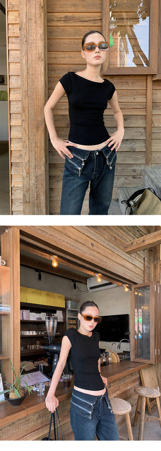 shoulder micro Tops