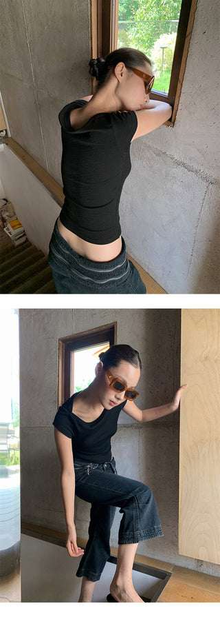 shoulder micro Tops