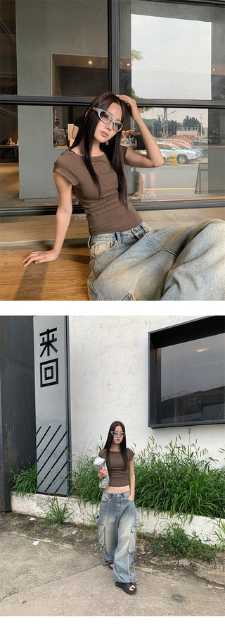 shoulder micro Tops