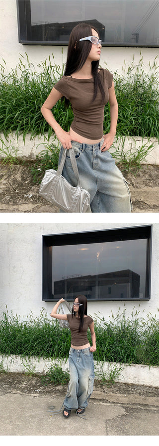 shoulder micro Tops