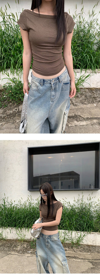 shoulder micro Tops