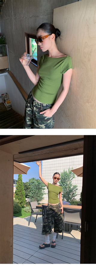shoulder micro Tops