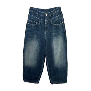 double waist jeans
