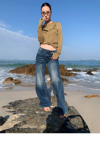 scratch pattern jeans