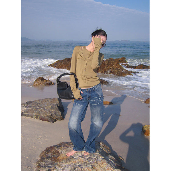 scratch pattern jeans