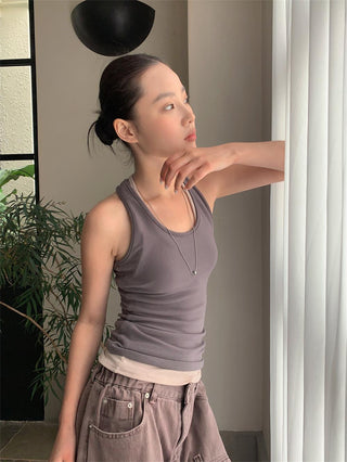 twisted back Top