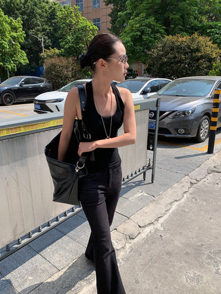 twisted back Top