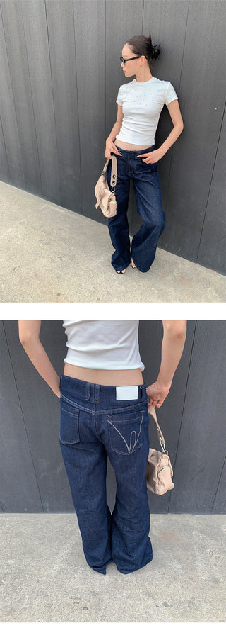 low waist jeans