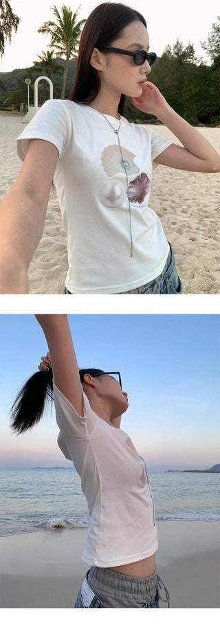 shell flower Tops