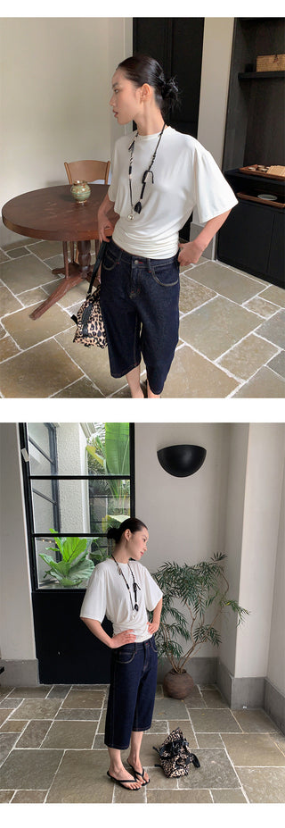 pleated loose top
